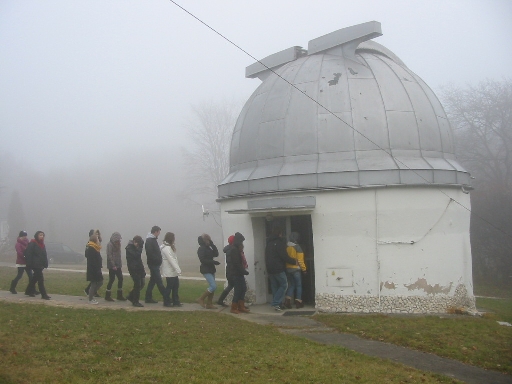 ...zwiedzamy obserwatorium...