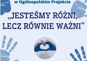 plakat informacyjny o udziale w projekcie