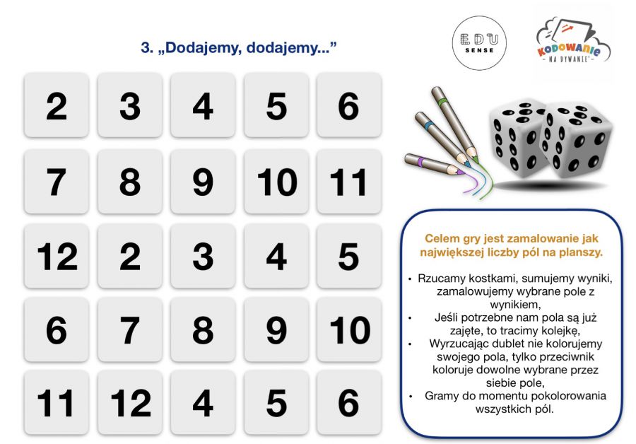 Kostki w dłoń i zapraszamy do zabawy