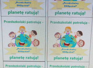 Przedszkolaki patrolowały - Planetę ratowały.