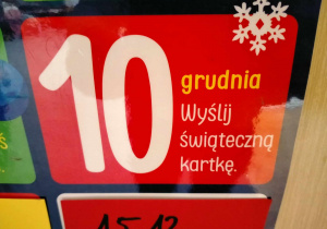 Zadanie 10 z kalendarza adwentowego.