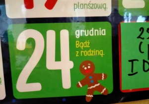 Zadanie 24 z kalendarza adwentowego.