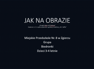 Grafika informująca o projekcie