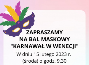 Grafika - zaproszenie na bal