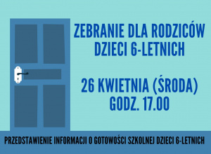 Grafika - informacja o zebraniu