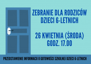 Grafika - informacja o zebraniu