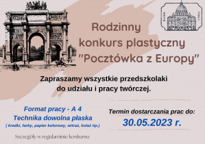 Grafika - Konkurs "Pocztówka z Europy"