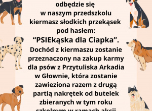 Grafika - informacja o akcji charytatywnej