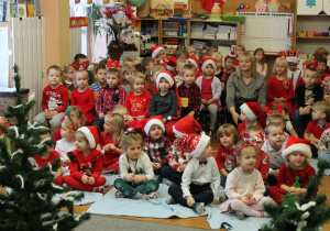 Uroczystość choinkowa w przedszkolu