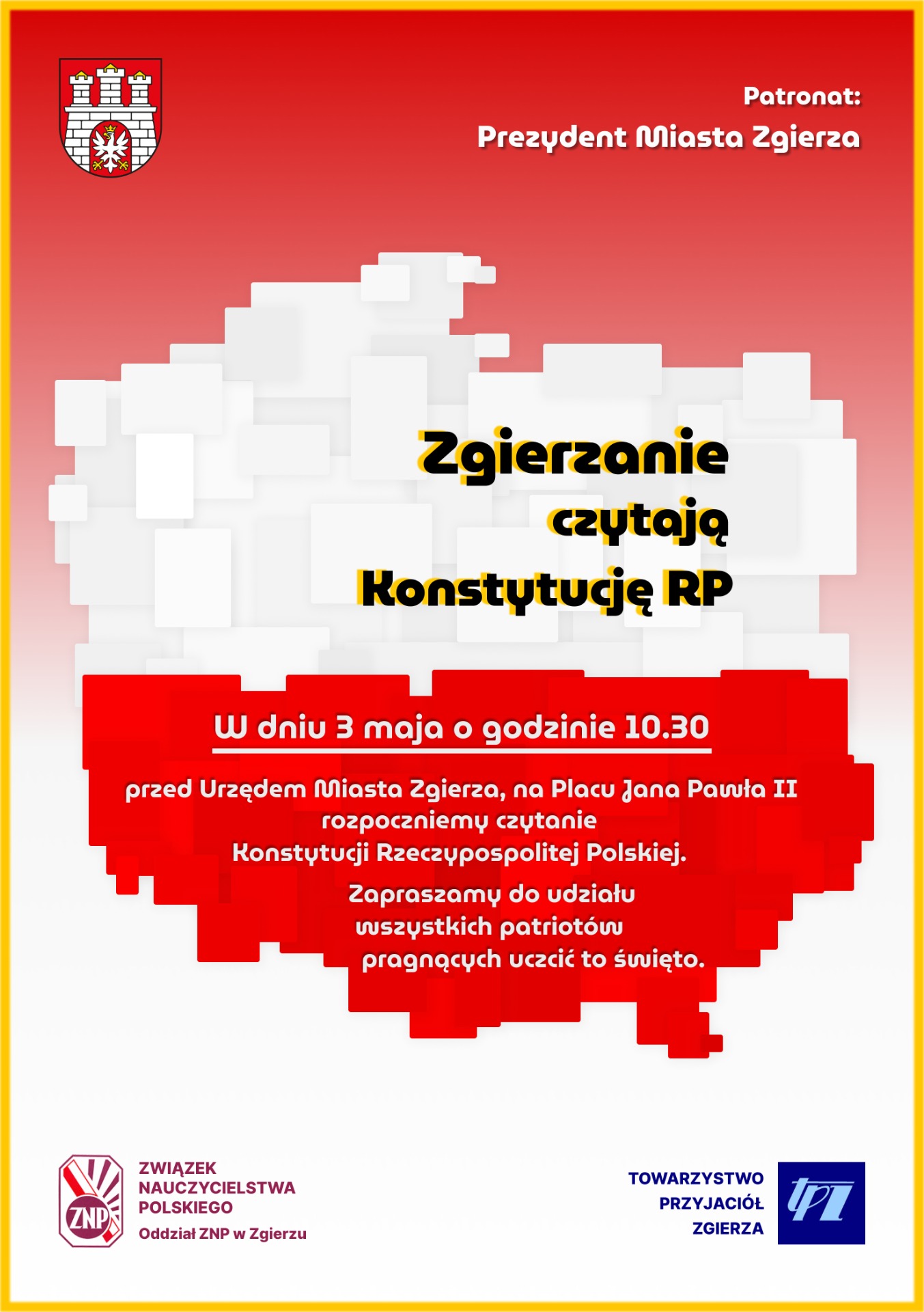 Zgierzanie czytają Konstytucję RP - Obrazek 1