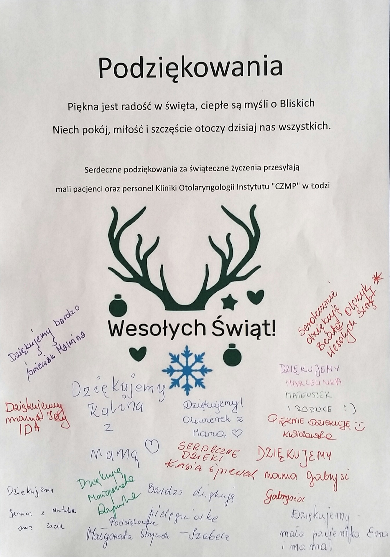 Kartki  świąteczne dla dzieci przebywających w szpitalach - Obrazek 1