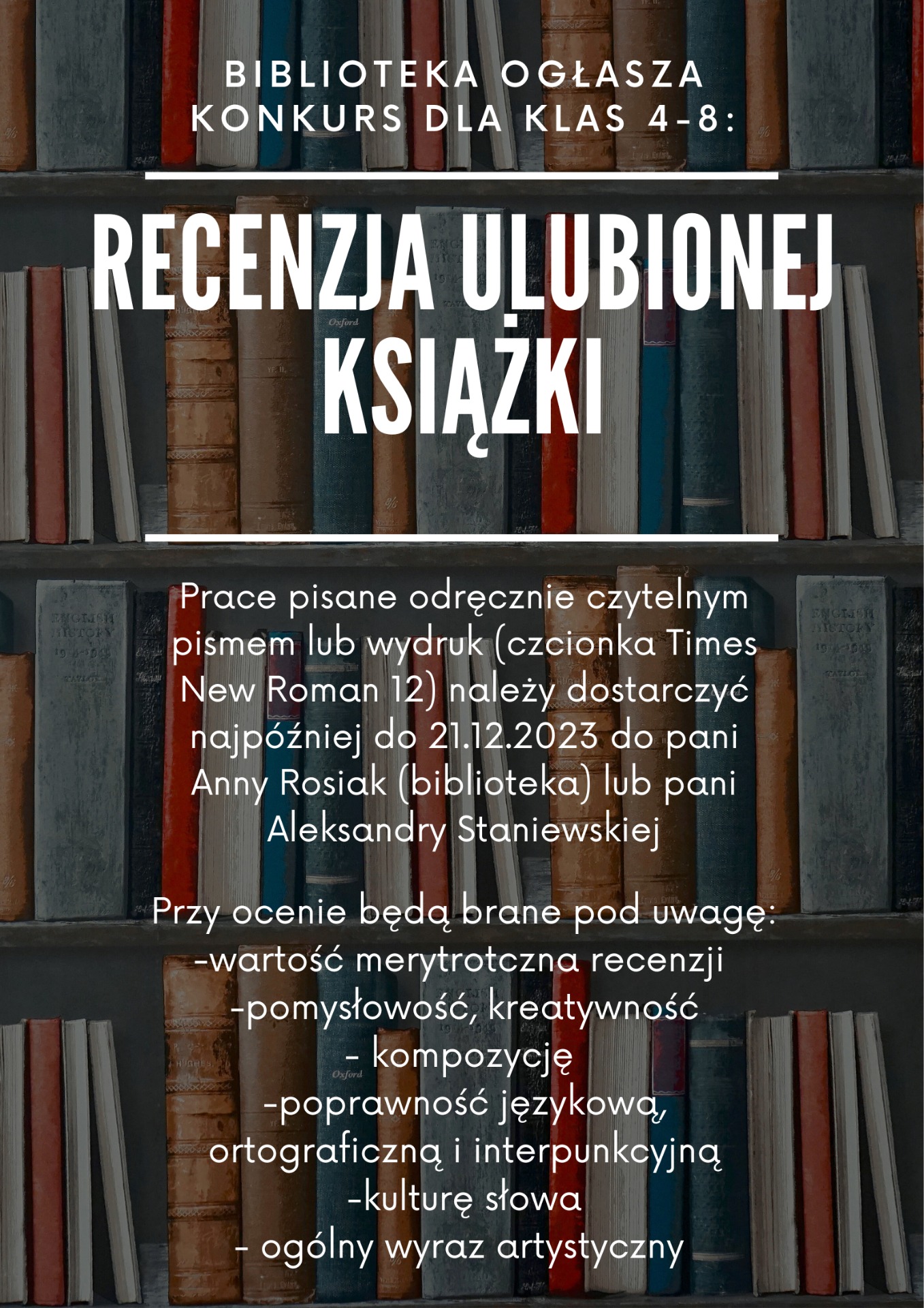 Recenzja ulubionej książki - konkurs - Obrazek 1