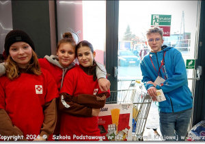 Wolontariusze Szkolnego Koła „Caritas”