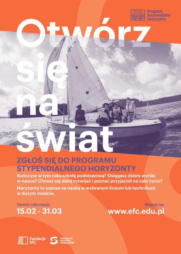 Plakat Programu Stypendialnego Horyzonty