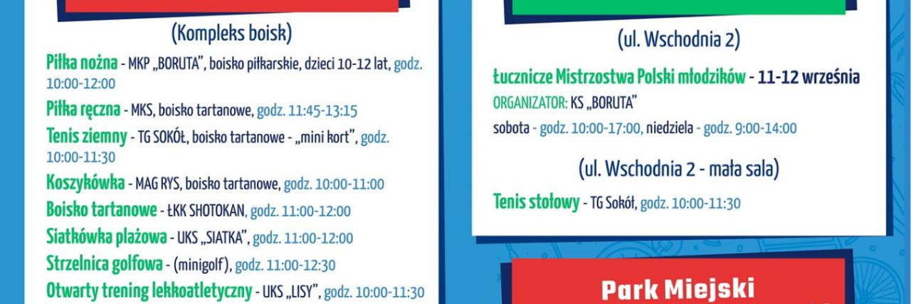 Narodowy Dzień Sportu - 11 września